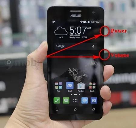 Hướng dẫn chụp màn hình trên ZenFone, Screenshot Asus ZenPhone 2, 3, 4, 5, 6