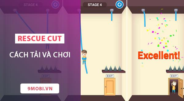 Hướng dẫn chi tiết cách tải và chơi game giải đố Rescue Cut
