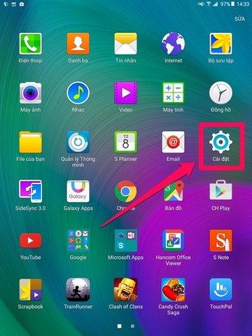 Cách cài đặt định vị để dễ dàng tìm lại Galaxy Tab A khi bị thất lạc
