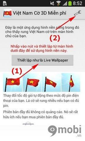Tạo hình nền động cờ Việt Nam để chào đón SEA Games.