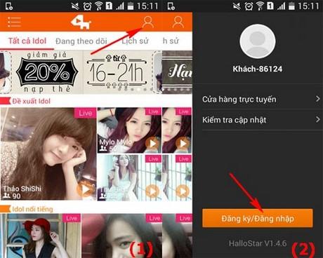 Hướng dẫn đăng ký tài khoản HalloStar - Cánh cửa kết nối cùng thần tượng