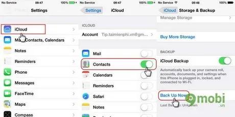 Hướng dẫn sao lưu danh bạ trên iPhone dễ dàng và nhanh chóng