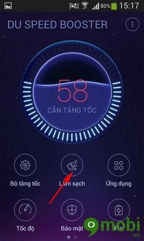 Khám phá tính năng dọn dẹp mạnh mẽ của DU Speed Booster.