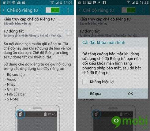 Bí quyết sử dụng Chế Độ Riêng Tư thông minh trên Galaxy Note 4
