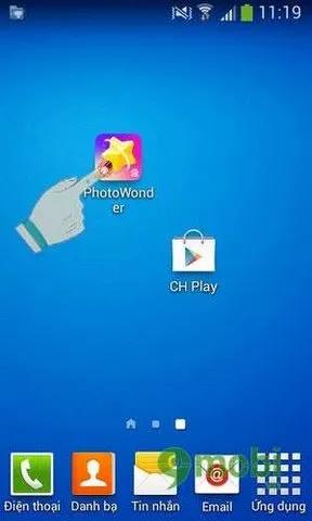 Cách tăng kích thước vòng 1 nhanh chóng bằng ứng dụng Photowonder trên Android