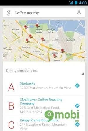 Google Now - Tìm lại vị trí đỗ xe của bạn