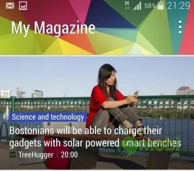 Samsung Galaxy S5 - Hướng dẫn tắt tính năng My Magazine