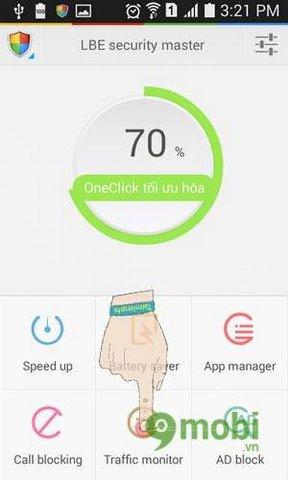 Giám sát và kiểm soát truy cập mạng hiệu quả với LBE Security Master trên Android