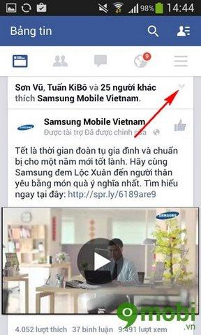 Bí quyết lưu lại bài viết, video yêu thích trên Facebook dành cho điện thoại Android và iOS
