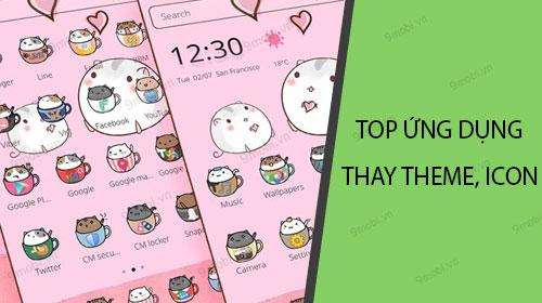 Khám phá những ứng dụng thay đổi giao diện và icon cho điện thoại, đặc biệt phù hợp với các bạn gái yêu thích sự dễ thương.