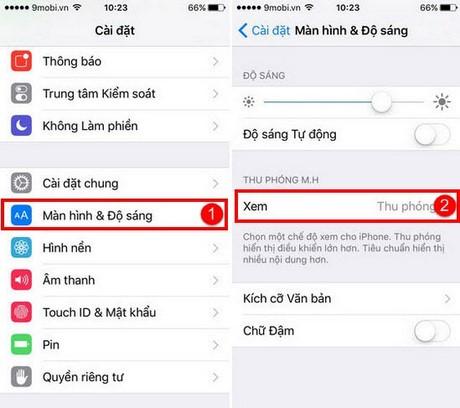 Biểu tượng trên iPhone: Hướng dẫn điều chỉnh kích thước biểu tượng trên iPhone và iPad