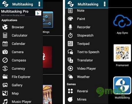 4 ứng dụng đa nhiệm xuất sắc dành cho Android