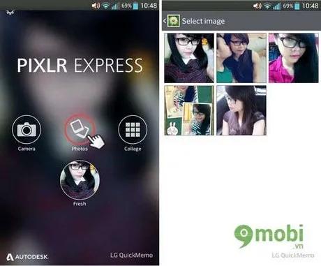 Khắc phục hiệu ứng mắt đỏ trên Android dễ dàng với Pixlr Express.