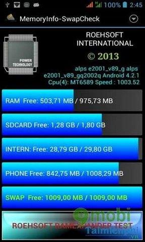 Mẹo mở rộng RAM cho thiết bị Android bằng thẻ nhớ SD