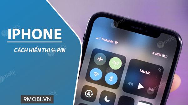 Khám phá cách đơn giản nhất để hiển thị phần trăm pin trên iPhone của bạn