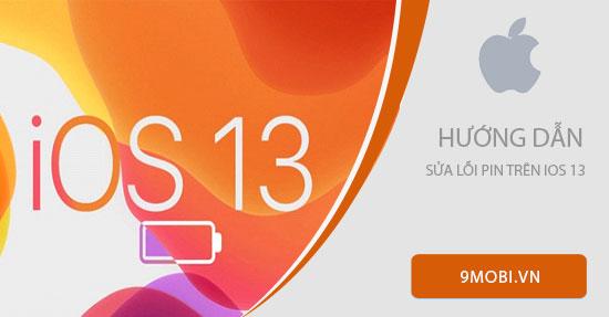 Hướng dẫn khắc phục lỗi hao pin trên iOS 13