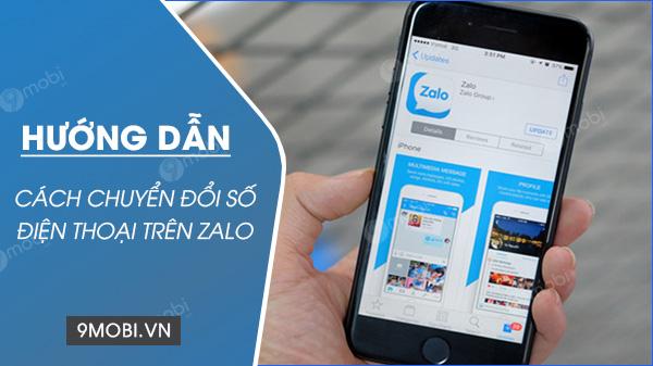 Hướng dẫn thay đổi số điện thoại liên kết tài khoản Zalo