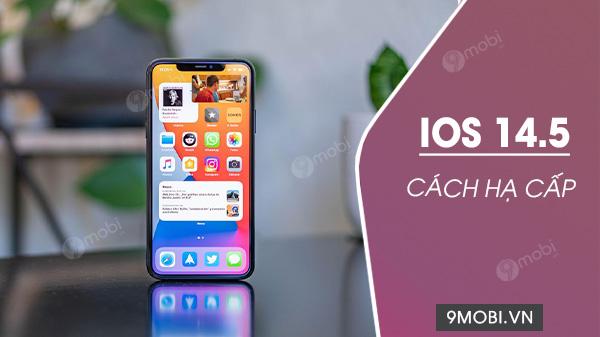Hướng dẫn chi tiết cách hạ cấp từ iOS 14.5 xuống phiên bản thấp hơn
