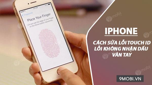 Cách khắc phục lỗi không cài đặt được dấu vân tay trên iPhone