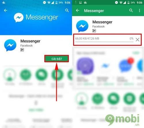 Hướng dẫn chi tiết tải và cài đặt Messenger trên điện thoại Mobiistar Prime X1