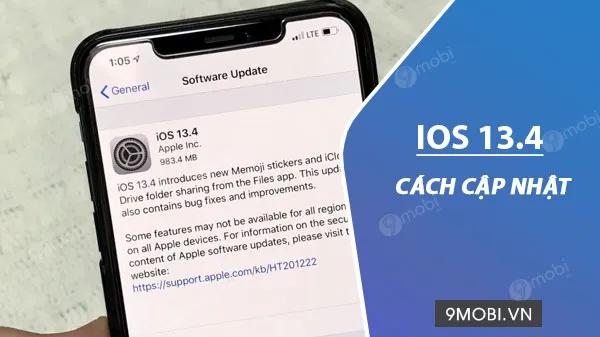 Cập nhật iOS 13.4 cho iPhone và iPad: Hướng dẫn chi tiết