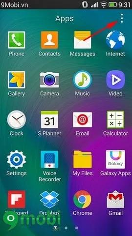 Cách tạo thư mục ứng dụng trên điện thoại Samsung