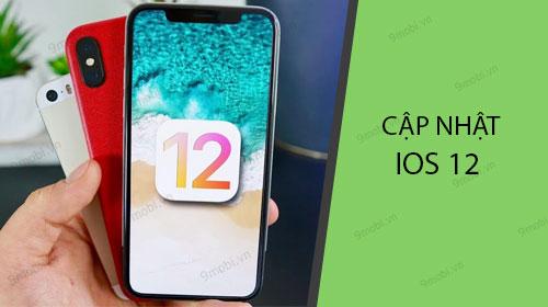 Hướng dẫn nâng cấp iOS 12 cho iPhone, iPad qua iTunes và OTA
