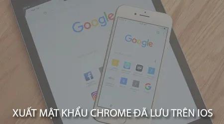 Cách xuất mật khẩu đã lưu trên Google Chrome trên iOS
