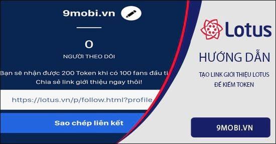 Bí quyết tạo link mời Lotus - Kiếm Token cực dễ dàng