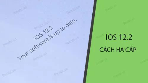 Cách hạ cấp iOS 12.2 cho iPhone và iPad dễ dàng và hiệu quả, giúp bạn trở lại với phiên bản hệ điều hành mong muốn.