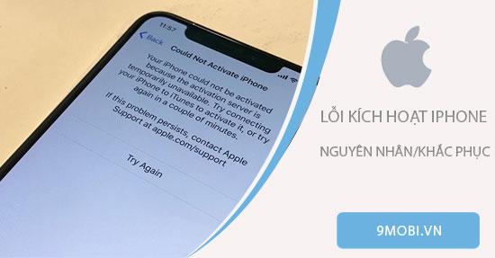 Cách xử lý khi iPhone gặp lỗi kích hoạt?