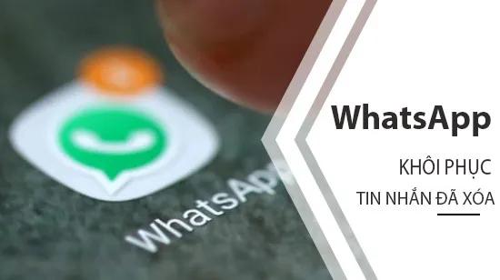 Hướng dẫn khôi phục tin nhắn và hình ảnh WhatsApp đã bị xóa trên iPhone một cách dễ dàng.