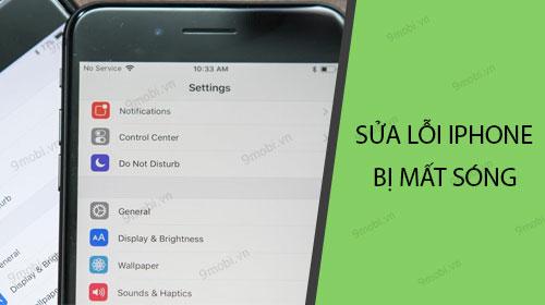 Khắc phục lỗi iPhone không bắt được sóng di động