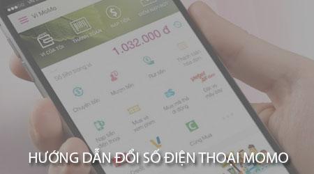 Cách thay đổi số điện thoại liên kết với ví Momo
