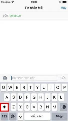 Bí quyết gõ chữ hoa và chữ thường dễ dàng trên iPhone, iPad