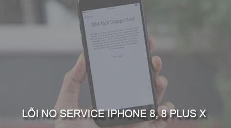 Khắc phục lỗi mất kết nối dịch vụ trên iPhone 8, 8 Plus và iPhone X
