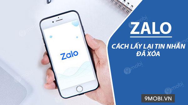 Khôi phục tin nhắn Zalo trên điện thoại Android và iPhone
