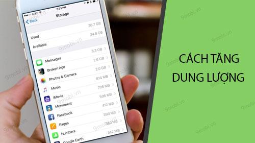 Cách tối ưu dung lượng iPhone