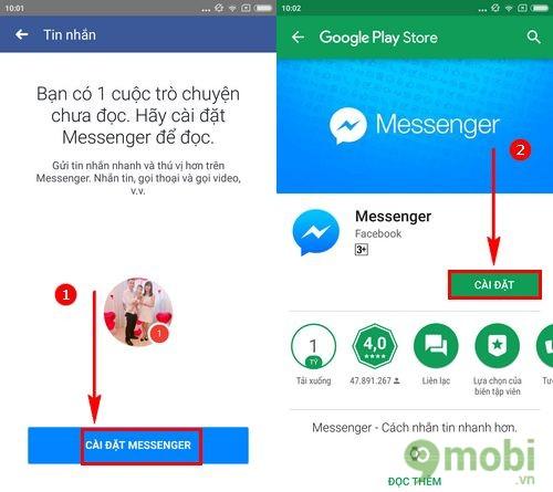 Hướng dẫn tải và cài đặt Messenger cho Xiaomi Redmi Note 4
