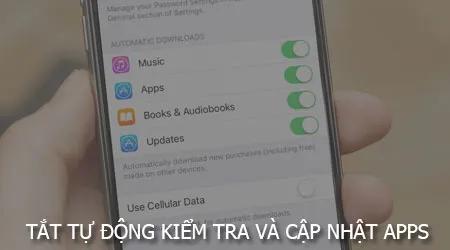 Hướng dẫn cách tắt tính năng tự động kiểm tra và cập nhật phần mềm trên iPhone.