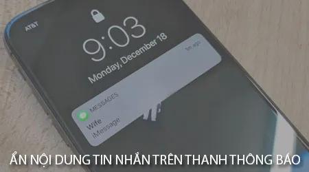 Cách ẩn thông báo nội dung tin nhắn trên điện thoại