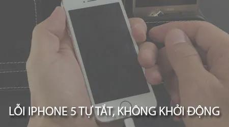 Giải pháp khắc phục iPhone 5 đột ngột tắt nguồn và không thể khởi động