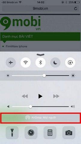 Hướng Dẫn Gửi Hình Ảnh Qua AirDrop Trên iPhone, iPad