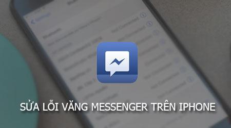 Khắc phục lỗi Messenger bị văng trên iPhone