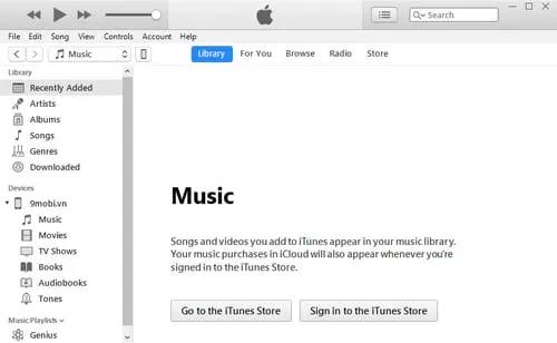 Hướng dẫn sao chép nhạc vào iPhone bằng iTunes 12.7