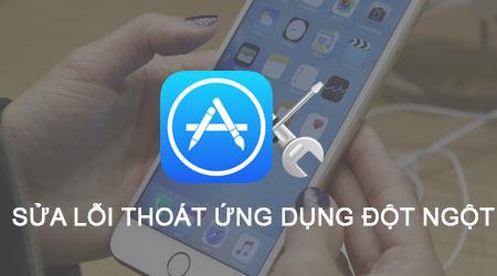 Cách khắc phục lỗi ứng dụng đóng bất ngờ trên iPhone