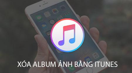 Cách xóa album ảnh trên iPhone, iPad, iPod bằng iTunes đơn giản