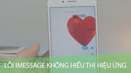 Mẹo sửa lỗi iMessage không hiện hiệu ứng đầy màu sắc