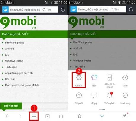 Hướng dẫn tắt thông báo cập nhật phiên bản mới trên UC Browser
