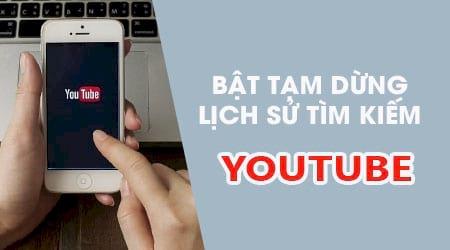 Hướng dẫn vô hiệu hóa lịch sử tìm kiếm YouTube trên điện thoại